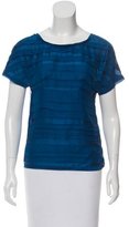 Thumbnail for your product : Chanel Silk Tiered-Accented Top