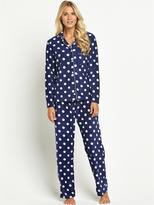 Thumbnail for your product : Sorbet Micro Fleece Spot Pyjamas