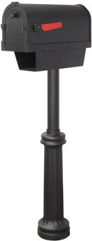 Savannah Curbside Post Mounted Mailbox