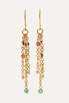 Thumbnail for your product : Pippa Small 18-karat Gold Multi-stone Earrings