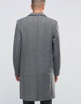 Thumbnail for your product : Selected Herringbone Overcoat