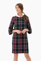 Thumbnail for your product : Vineyard Vines Jolly Plaid Flutter Sleeve Dress