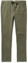 Thumbnail for your product : Hartford Troy Slim-Fit Linen Drawstring Trousers