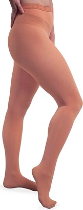 Nude Barre 9 AM Footed Opaque Tights
