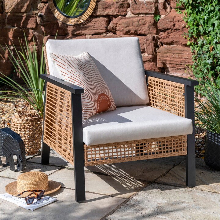 Dunelm Sulu Garden Chair Brown ShopStyle