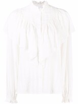 Thumbnail for your product : Lala Berlin Ruffle-Trimmed Shirt
