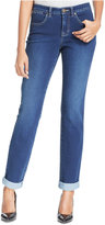 Thumbnail for your product : Style&Co. Tummy-Control Ex-Boyfriend Cuffed Jeans, Medium Wash