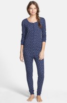 Thumbnail for your product : Free Spirit 19533 BP. Undercover 'Free Spirit' Floral Print Thermal Jumpsuit (Juniors)