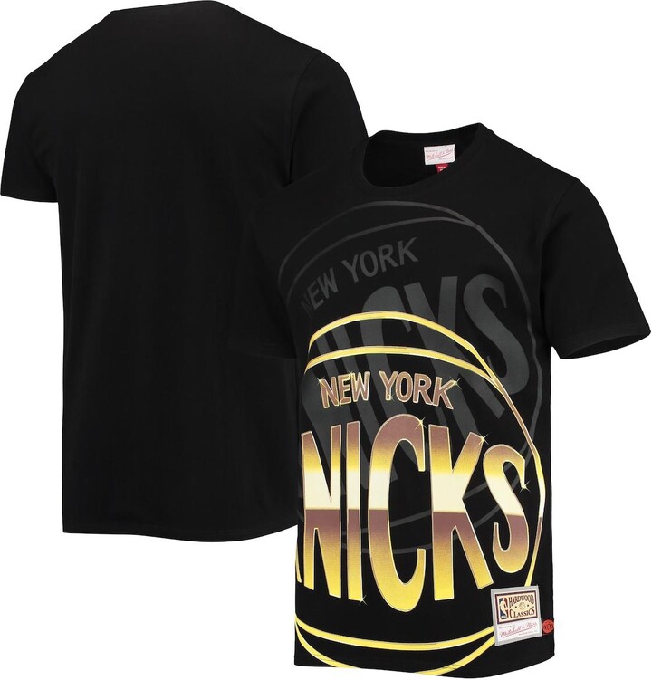 Mitchell & Ness Men's Jason Williams Black Sacramento Kings Big & Tall Hardwood Classics Name and Number T-Shirt