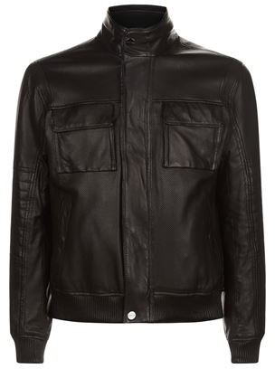 Michael Kors Perforated Leather Jacket