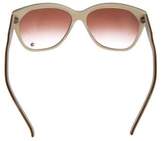 Thumbnail for your product : Chloé Embellished Logo Sunglasses