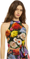 Thumbnail for your product : Alice + Olivia LAURA CROPPED HALTER TOP