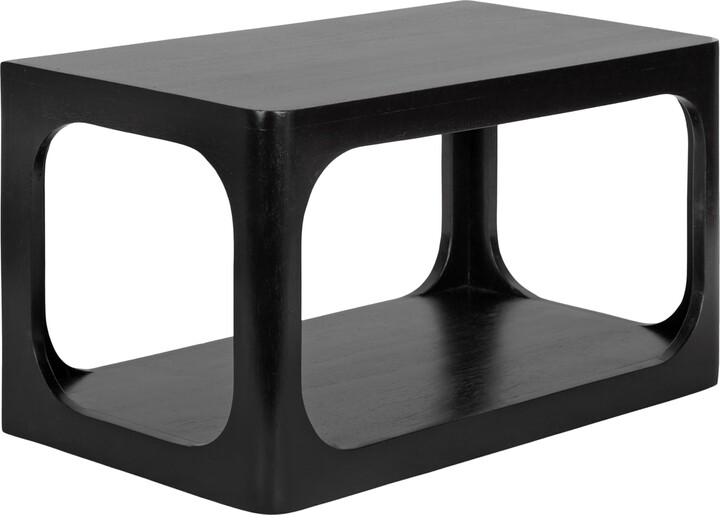 Kate and Laurel Dahl Modern Wood Floating Side Table