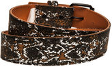 Thumbnail for your product : Elwood The Python Snake Print Belt