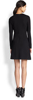 Thumbnail for your product : Thakoon Quilted Plaid-Paneled Stretch Jersey Dress