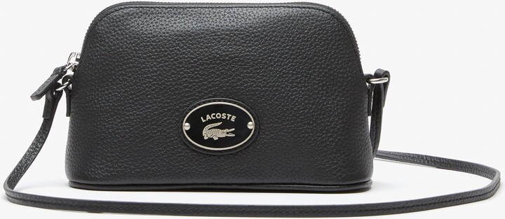 Lacoste Women's Small Grained Leather Crossover Bag - ShopStyle