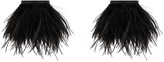 Thumbnail for your product : ATTICO Feather Trim Anklet