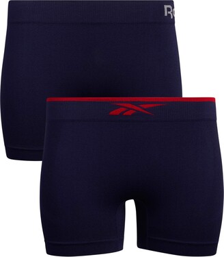 Reebok Women's Underwear – Mid Length Seamless Boyshorts (2 Pack
