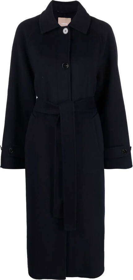 12 STOREEZ Belted Trench Coat ShopStyle