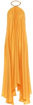 Thumbnail for your product : Galvan Terrazza silk jacquard maxi dress