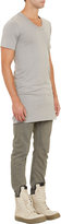 Thumbnail for your product : Rick Owens Elongated V-neck T-shirt