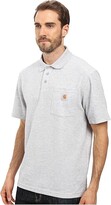 Thumbnail for your product : Carhartt Contractors Work Pocket Polo (Heather Gray) Men's Short Sleeve Pullover