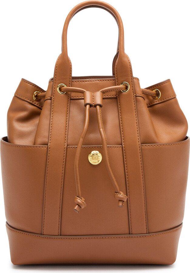Veronica Beard Goody Leather Bucket bag