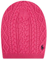 Thumbnail for your product : Ralph Lauren Aran cable knit slouchy hat