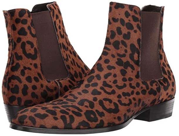 mens cheetah print boots