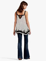 Thumbnail for your product : Lucky Brand Paisley Embroidered Tank