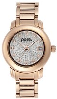 Thumbnail for your product : Folli Follie 'Urban Spin' Crystal Dial Bracelet Watch, 37mm