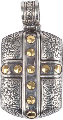 Konstantino Men's Sterling Silver & 18K Gold Cross Pendant