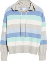 Thumbnail for your product : Nordstrom Signature Multi Stripe Silk & Cashmere Hoodie