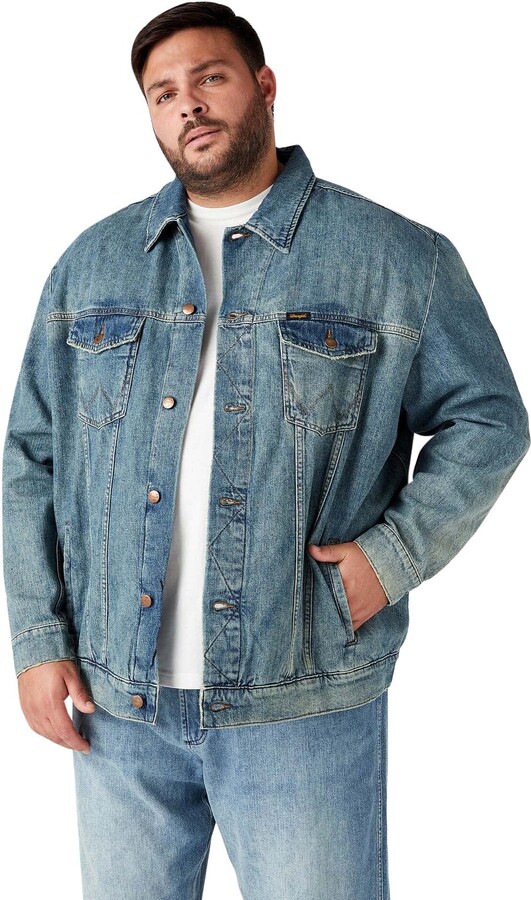 Wrangler Men's Anti FIT Jacket Denim - ShopStyle