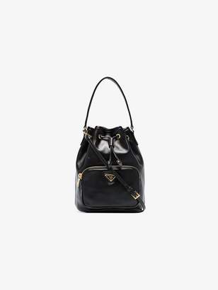 Prada Black Teen leather bucket bag Prada Black Teen leather bucket bag