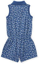 Thumbnail for your product : Ralph Lauren CHILDRENSWEAR Floral Mesh Polo Romper