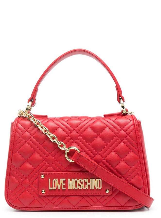 Love Moschino Quilted Faux Leather Crossbody Bag ShopStyle