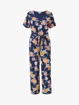 Thumbnail for your product : Yumi Floral Print Jumpsuit, Navy