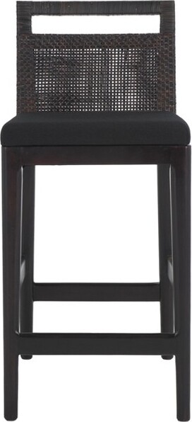 Safavieh DarinCounterStool-BST4001-DarkBrown/Black