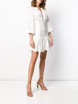 Thumbnail for your product : Zimmermann lace-up detail dress