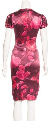 Blumarine Silk Printed Dress