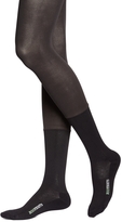 Thumbnail for your product : Brooks Brothers BOOTIGHTS Semi-Opaque Tights with Crew Sock Style