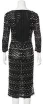 Thumbnail for your product : Alice + Olivia Embellished Lace Dress