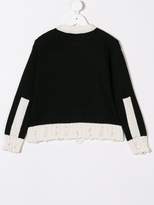 Thumbnail for your product : MSGM Kids American flag embroidered jumper