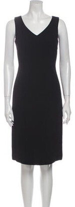 Christian Dior 2010 Knee-Length Dress Wool