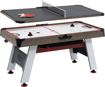 Hall Of Games 66" Air Hockey with Table Tennis Top and LED Scorer