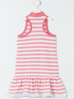 Ralph Lauren Kids striped ruffled dress