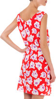 Thumbnail for your product : Nina Ricci Floral Silk Bias-Cut Dress, Vermillion
