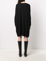 Thumbnail for your product : Sminfinity Draped Wool Knit Dress