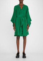 Thumbnail for your product : Loewe Draped Silk Shift Dress